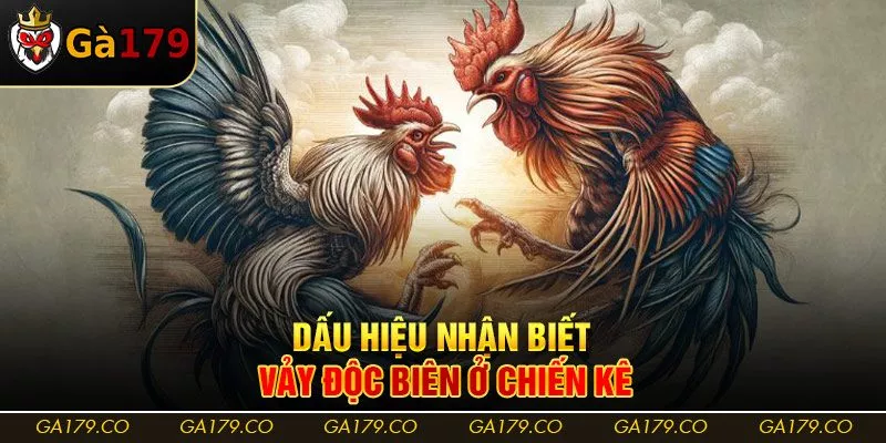 Dấu hiệu nhận biết vảy độc biên ở chiến kê Dấu hiệu nhận biết vảy độc biên ở chiến kê