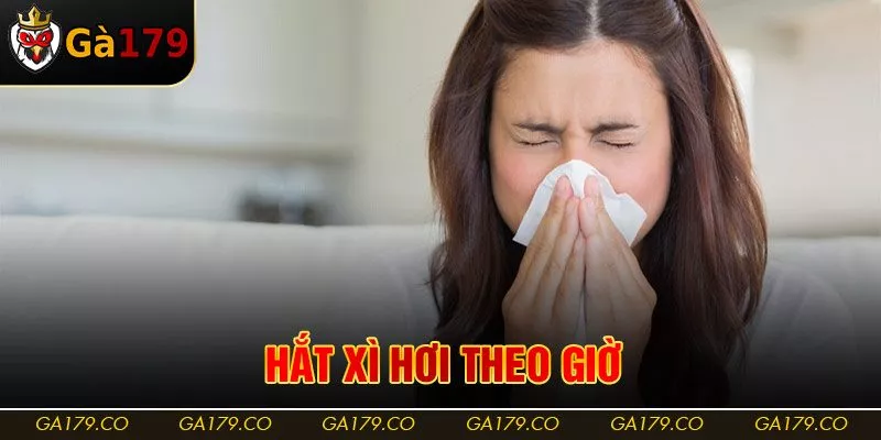 Hắt Xì Hơi Theo Giờ